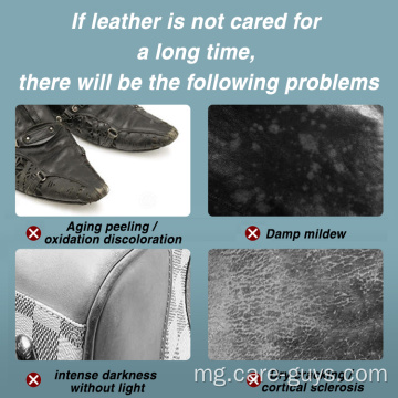 Ny kiraro Wax Shoe mamirapiratra amin&#39;ny leather leather